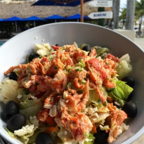 Gluten-free lobster salad from Monty's Sunset